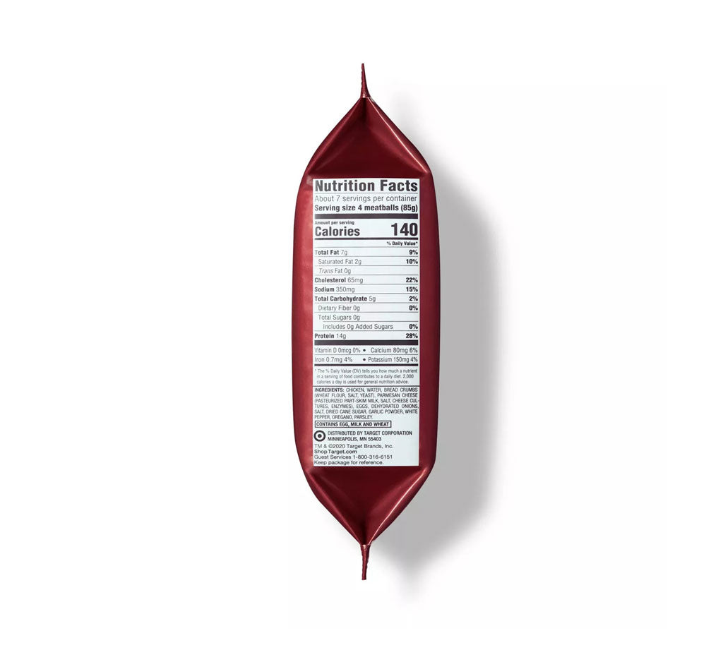 All Natural Italian-Style Chicken Meatballs