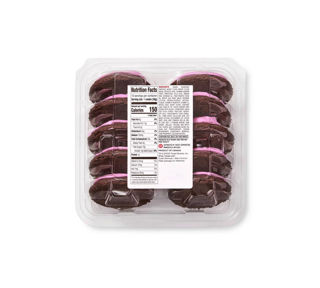 Valentine’s Day Pink Frosted Chocolate Cookies