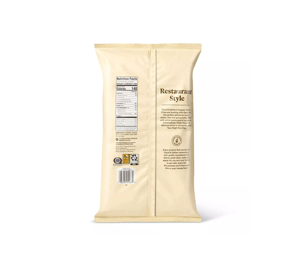 Organic White Corn Tortilla Chips