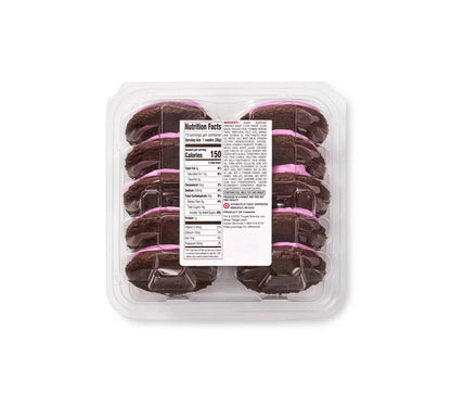 Valentine’s Day Pink Frosted Chocolate Cookies